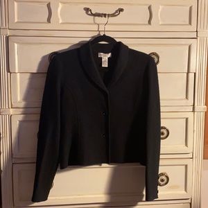 Jones New York Black Wool Blazer